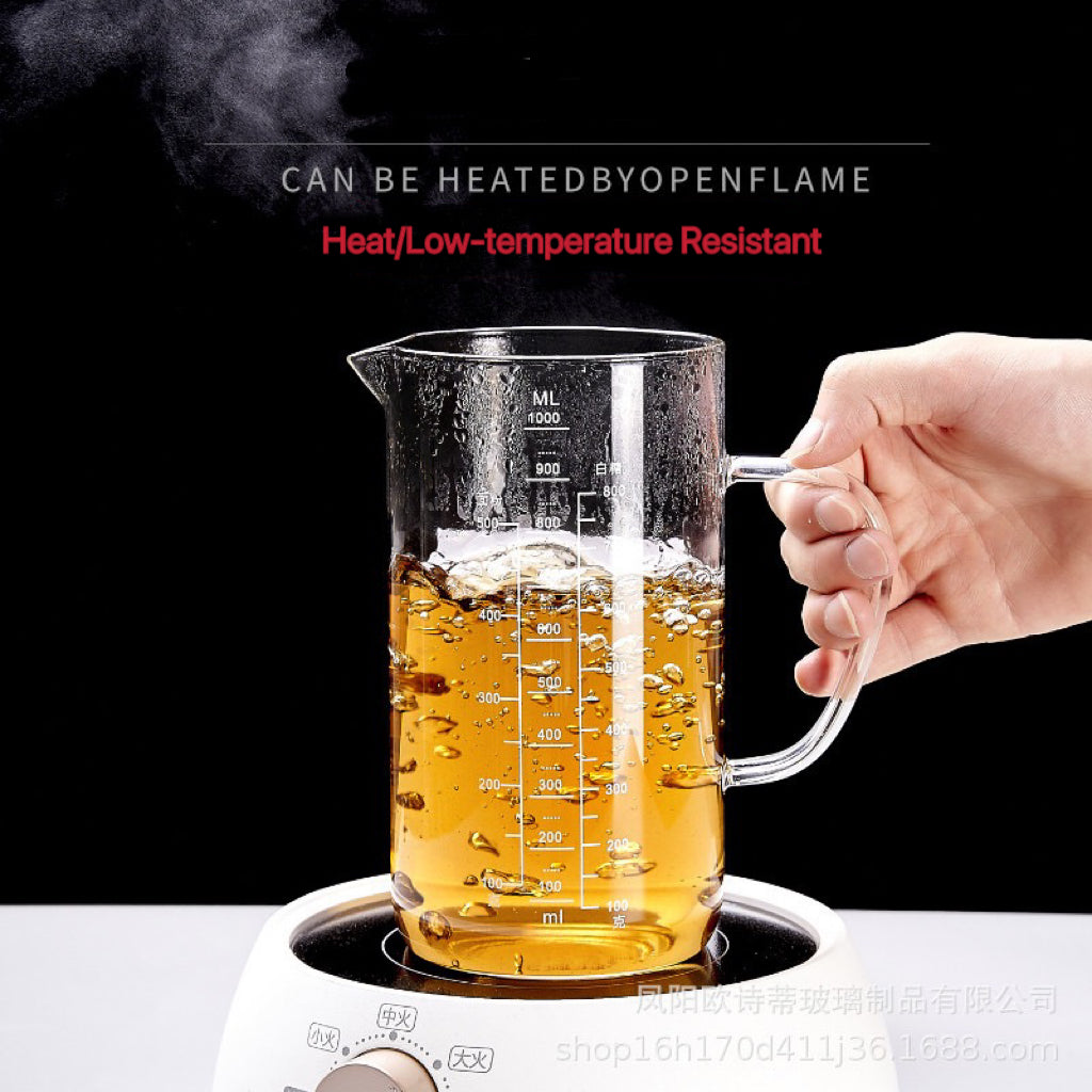 Kombucha Brewing Glass Beaker Set (1.7L × 2) — SCOBY Not Included