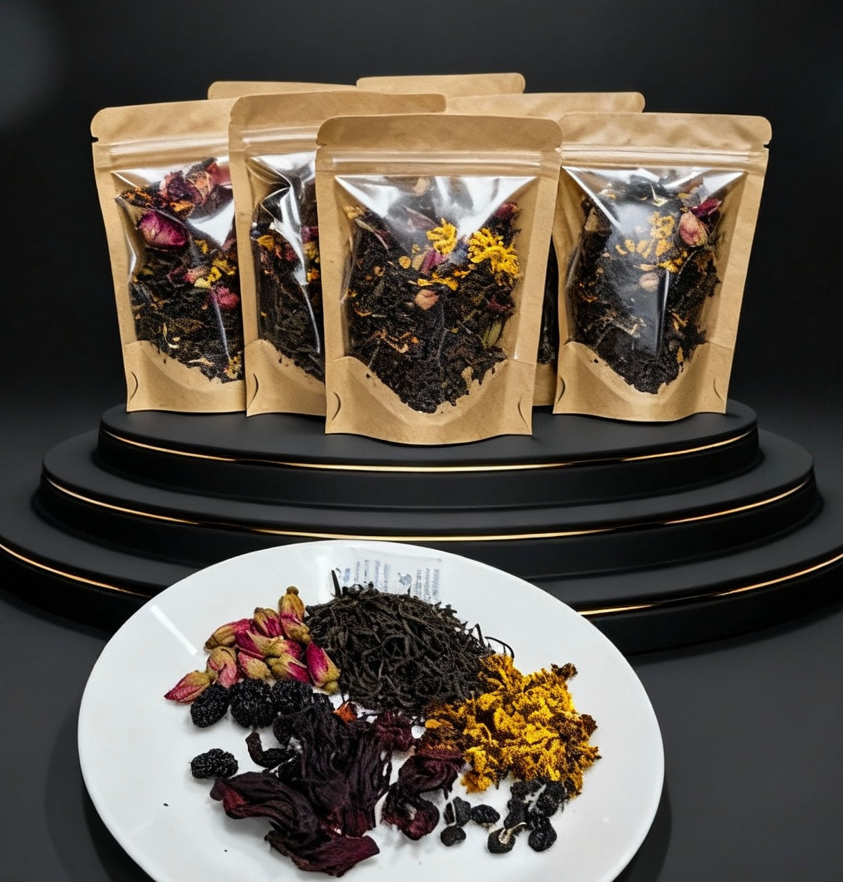 Kombucha Tea Bag (Hibiscus Floral, 20 g × 10) — Brew 1.7 L Kombucha per Bag