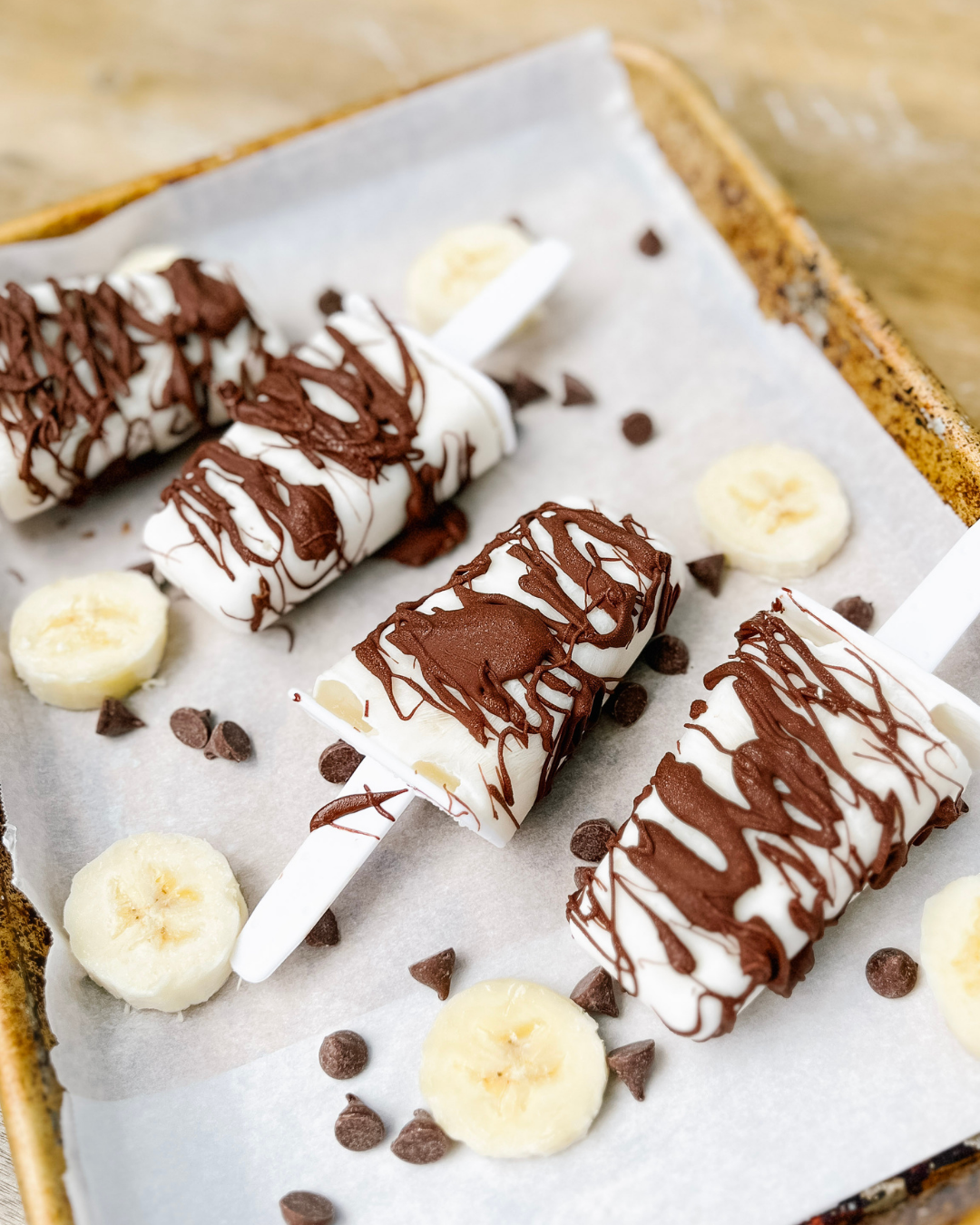 Banana Yogurt Popsicles (with FermentPro)