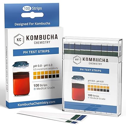 pH Test Strips for Kombucha Brewing