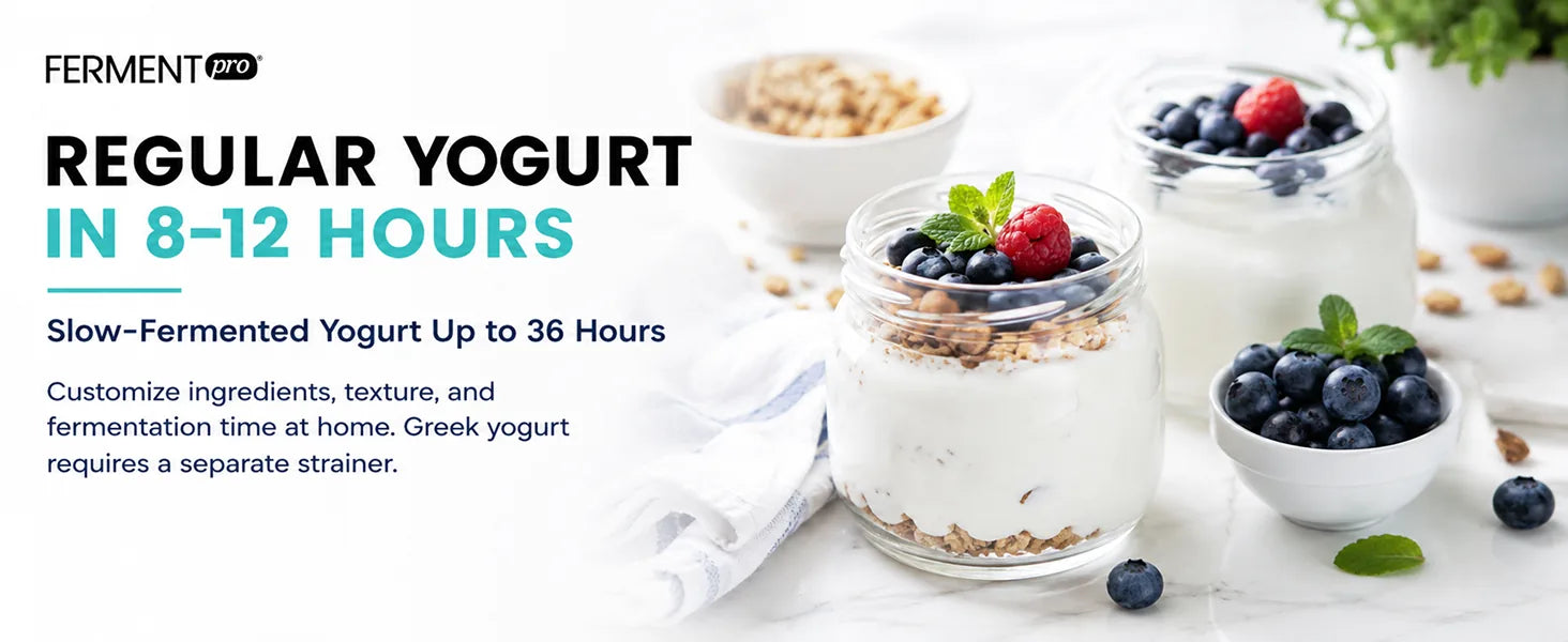 Homemade yogurt with berries