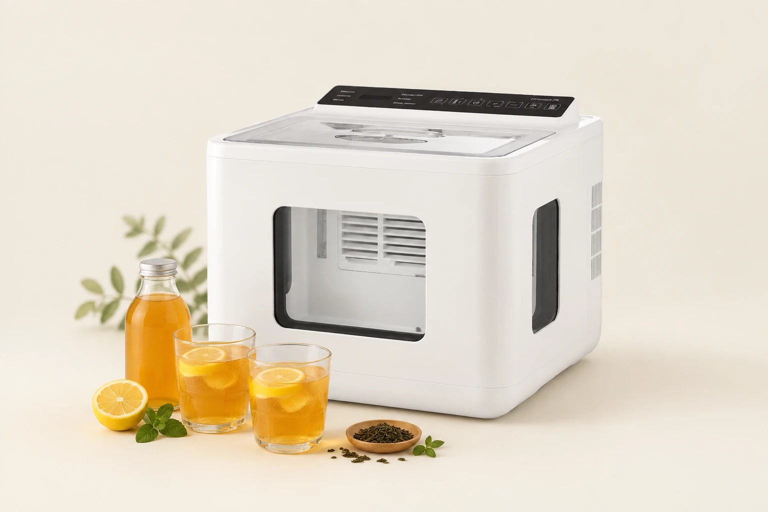 FermentPro fermentation machine with fresh homemade kombucha