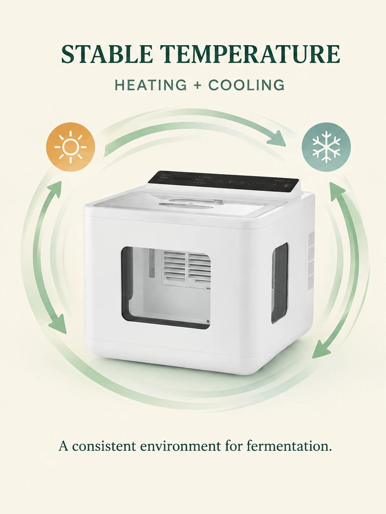 Steady Temperature. A Better Start for Your Ferment.